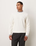 [Barbour] Barbour Rosford crew neck sweatshirt in whisper white Chest 38 Whisper White