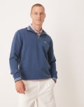 [Barbour] Barbour Rosford half-zip sweatshirt in dark denim-Blue Chest 40 Dark Denim