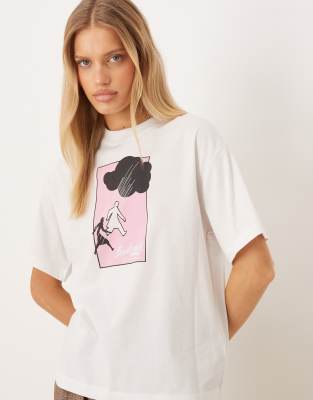 Barbour Rosie Graphic T-shirt In White