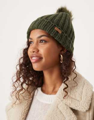 Barbour Saltburn beanie hat in olive