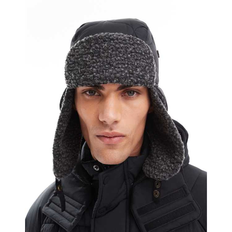 ★ギフトにも【Barbour】SANDBAY TRAPPER Olive/Black Barbour Sandbay Quilted Trapper Olive | eBay