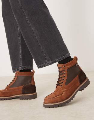  Sheene Reengineered moc toe suede boots 