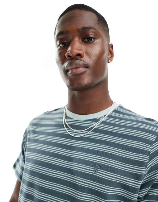 Barbour Sherburn t-shirt in blue stripe