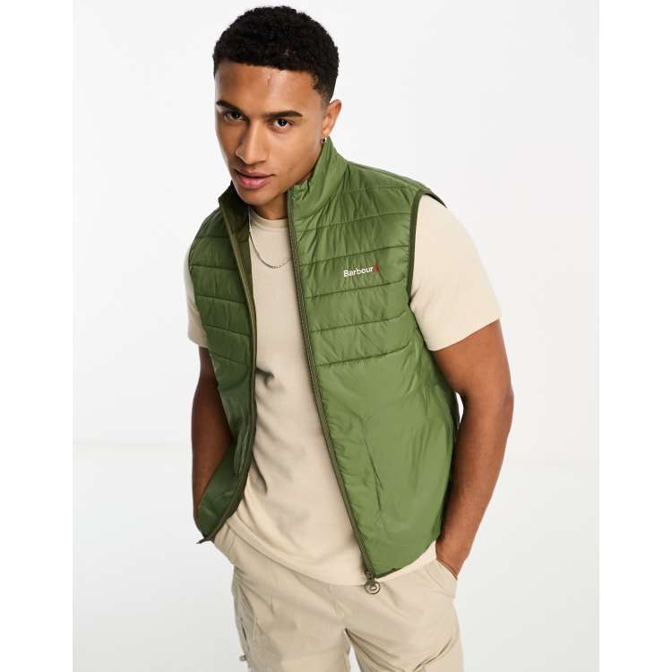 Barbour gilets hot sale mens Green