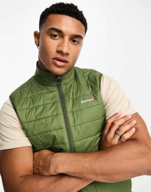 Barbour gilets shop mens Green