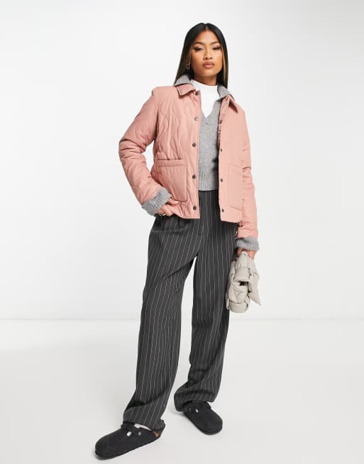 Barbour pink on sale quilted jacket