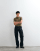 Barbour short sleeve tartan detail pique polo shirt in khaki