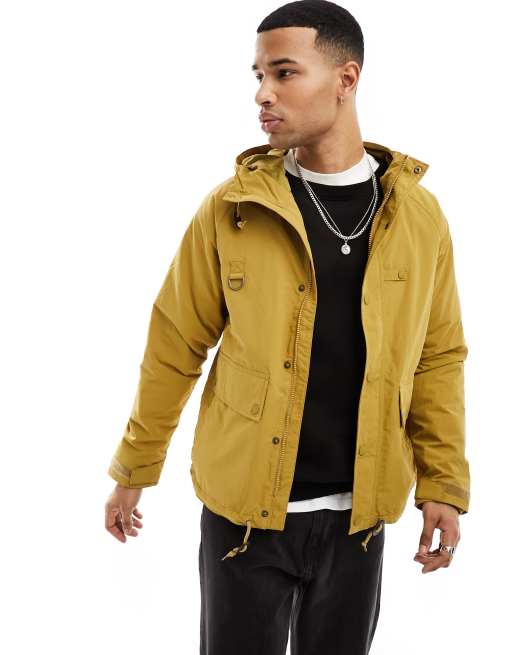 Yellow barbour hotsell jacket mens