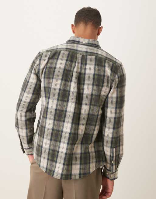Barbour Sillwith tailored checked shirt in navy - NAVY, 3 of 5