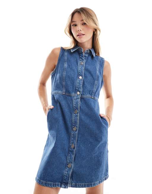 barbour denim dress Barbour Maia Denim Mini Dress