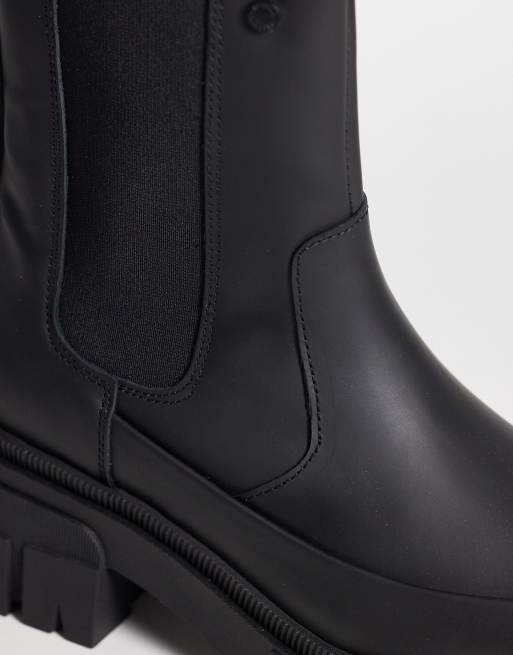 Barbour Sofie chunky chelsea boots in black, 3 of 4