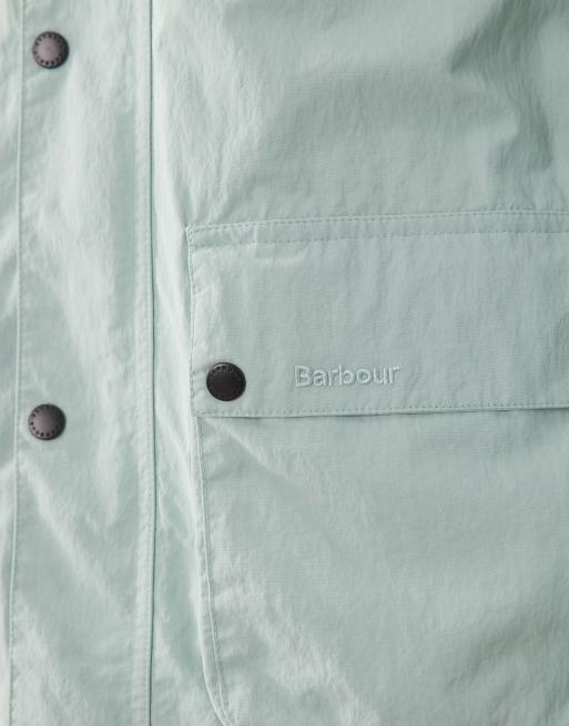 Barbour Solway showerproof jacket in mint blue, 3 of 5