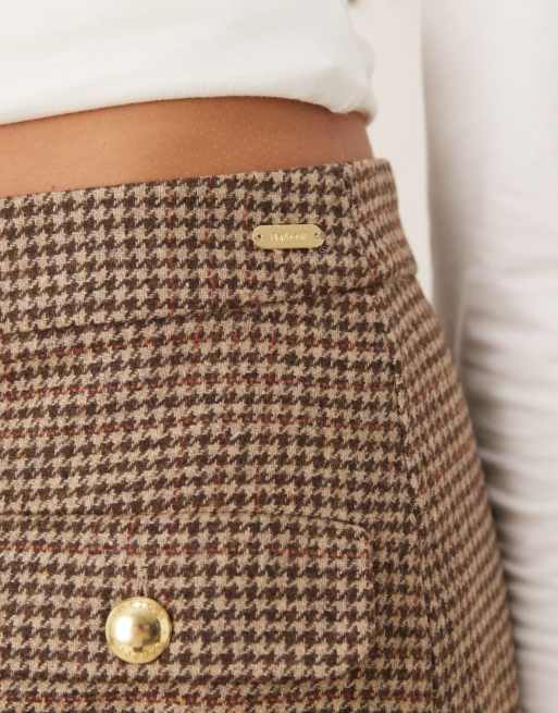 Barbour Sophia mini skirt in multi check , 5 of 5