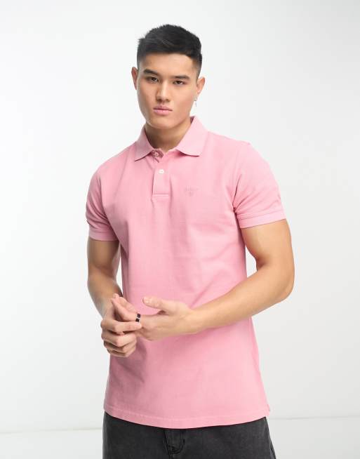 Barbour washed deals sports polo shirt