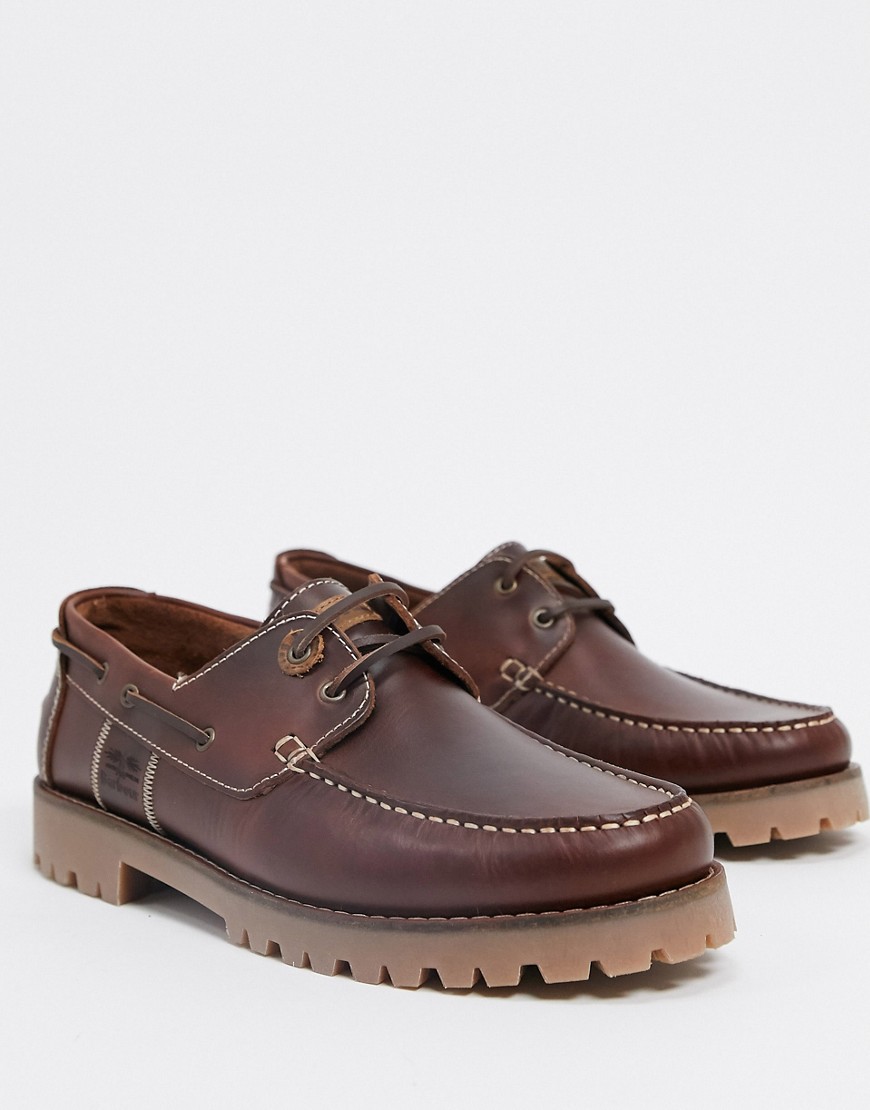 Barbour - Stern - Leren schoenen in bruin