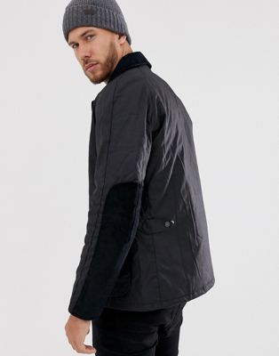 Barbour Strathyre wax jacket in black 