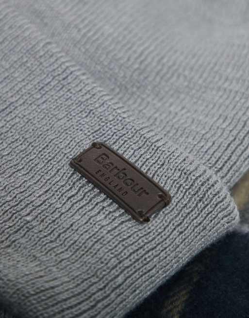 Barbour Swinton beanie & galingale scarf gift set in midnight oak - GREY, 3 of 3