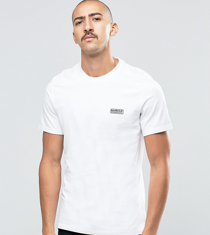 Barbour T-Shirt with International Logo-White