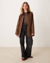 Barbour Bedale waxed jacket in brown