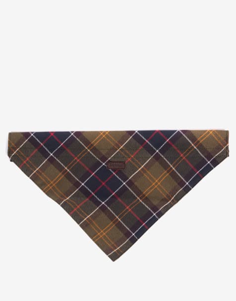 barbour tartan dog bandana - view 1