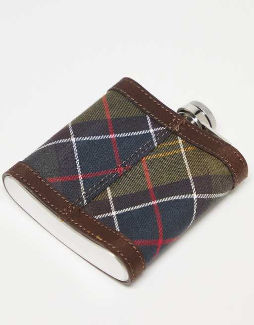 Barbour tartan hip flask, 2 of 4