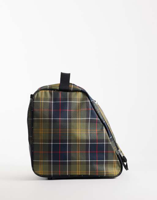 Barbour Tartan-Karo-Stiefeltasche in Grün, 3 von 4