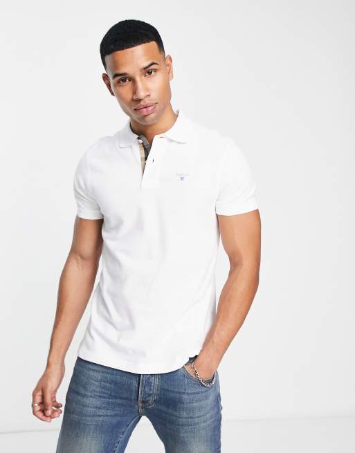 White barbour polo shirt new arrivals