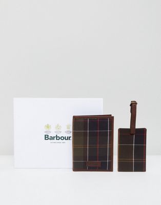 barbour luggage tag