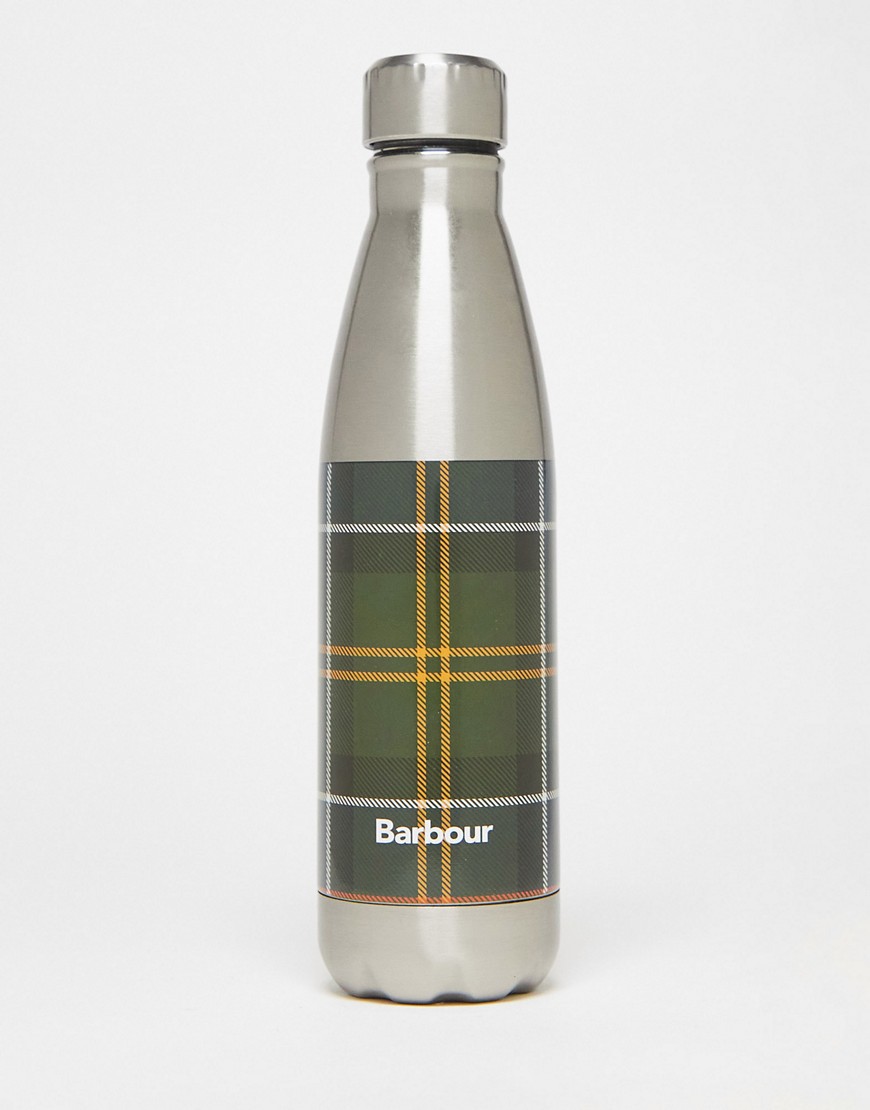 Barbour tartan travel water bottle-No colour