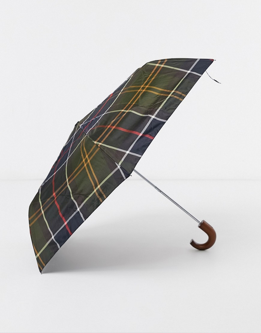 Barbour tartan umbrella in multi