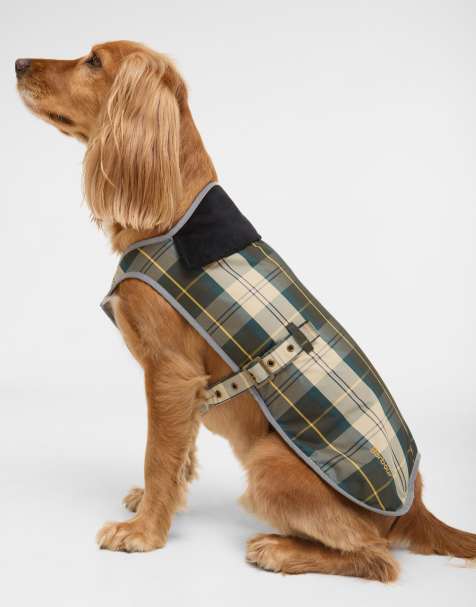 barbour tartan waterproof dog coat - view 1