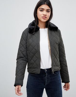 barbour tetbury cropped quilted jacket 