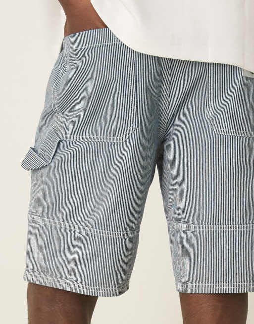 Barbour Tindale stripe shorts in bleached blue, 5 of 5