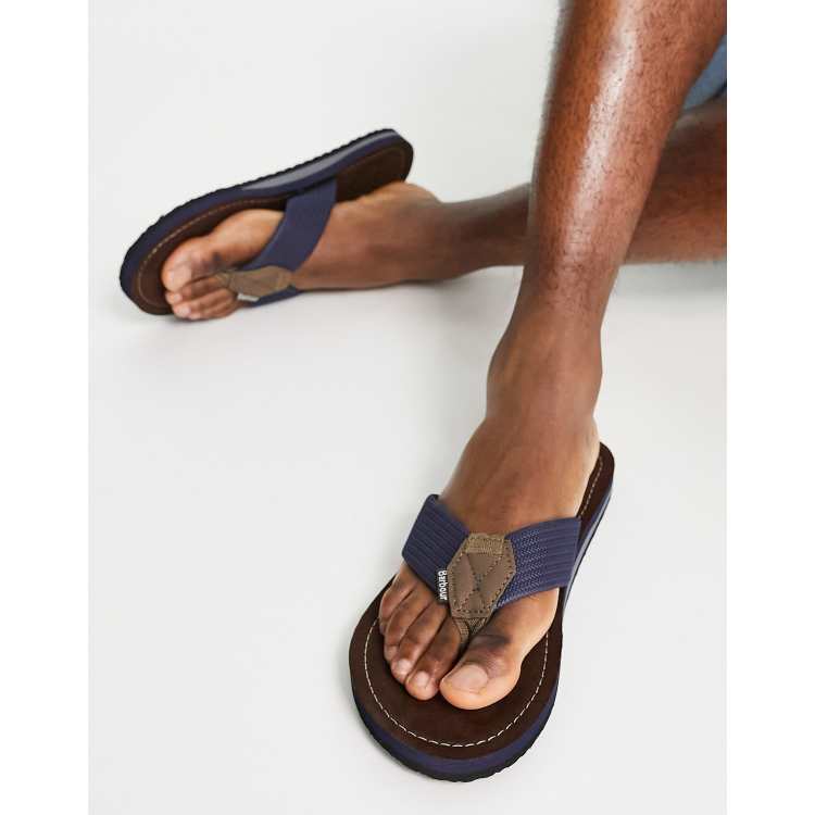 Barbour flip flops store womens