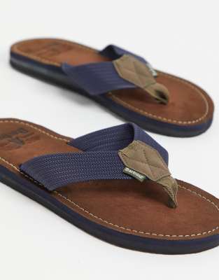 barbour toeman sandals navy