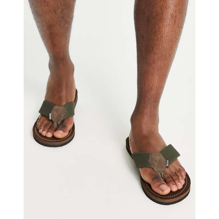 Barbour toeman flip flops new arrivals