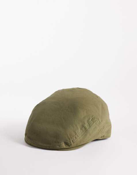 Barbour Transport dry wax flat cap in green - view 1