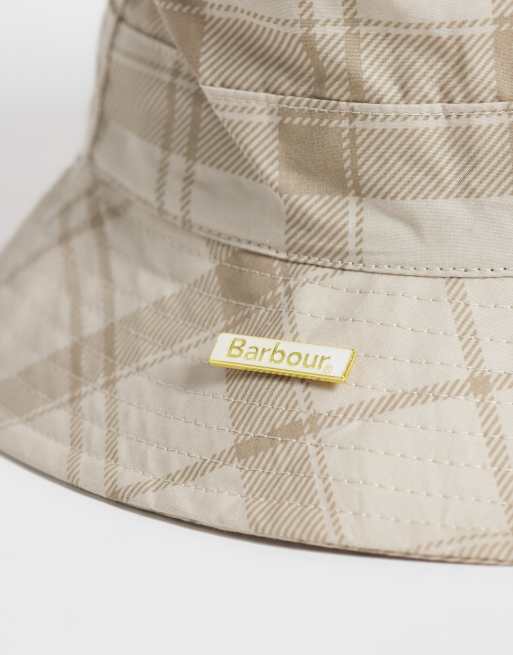 Barbour Transport tartan logo bucket hat green/grey, 2 of 3