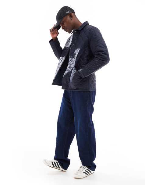 Barbour Tyneliddedale quilted jacket in navy - view 1