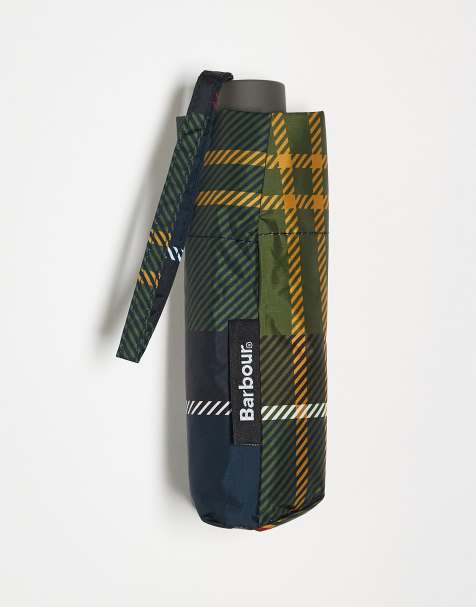 Barbour umbrella in classic tartan - view 1
