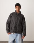 [Barbour] Barbour utility spey wax jacket in charcoal-Grey Chest 49 charcoal