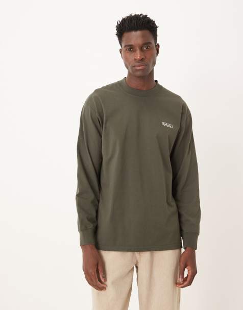 Barbour walton oversized ls t-shirt in sage