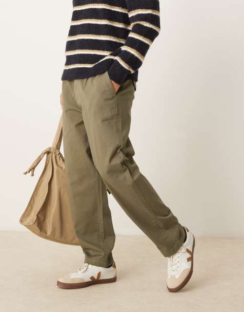 Barbour washed stretch twill relaxed fit trouser - view 1