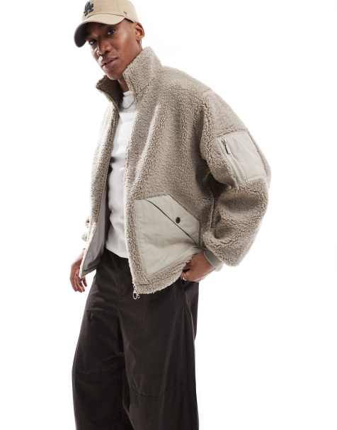 Barbour Weardale fleece jacket in beige - view 1