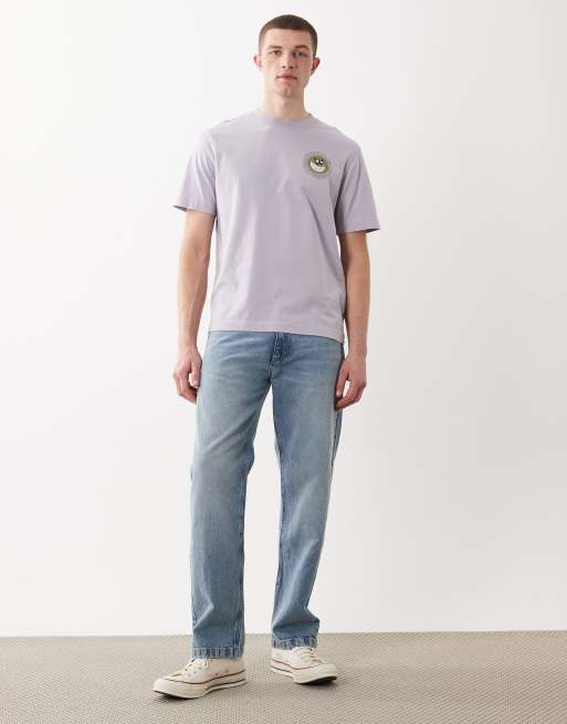 Barbour Westbury relaxed graphic logo t-shirt in lilac, 2 of 5