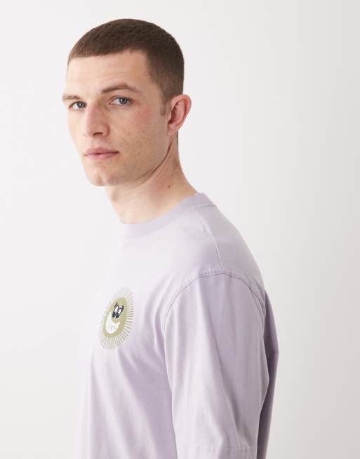 Barbour Westbury relaxed graphic logo t-shirt in lilac, 4 of 5
