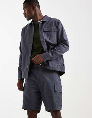 Barbour Wetheral Co-ord Cargo Shorts In Blue