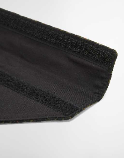 Barbour Wilkin dog tweed check bandana in grey, 6 of 6