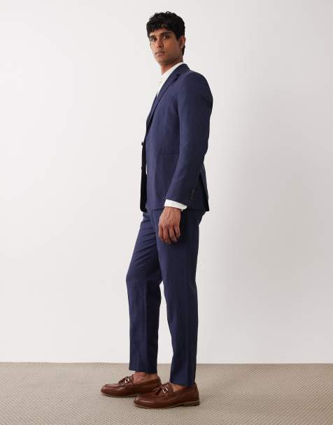 Barbour Willowtree linen blend suit in navy - view 1