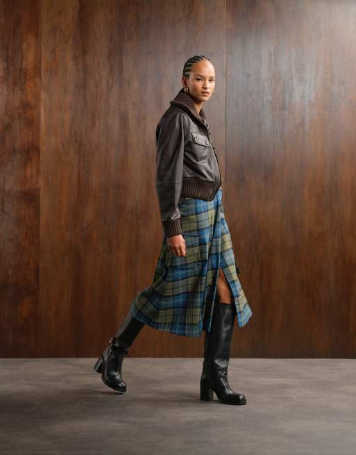 Barbour Wilma maxi skirt in dundee tartan , 2 of 5